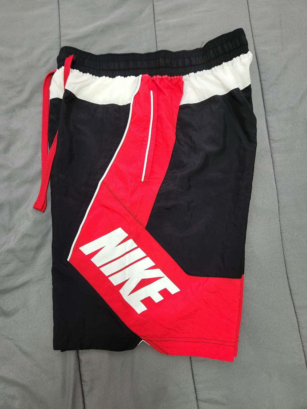 Nike Men’s Black & Red Athletic Shorts